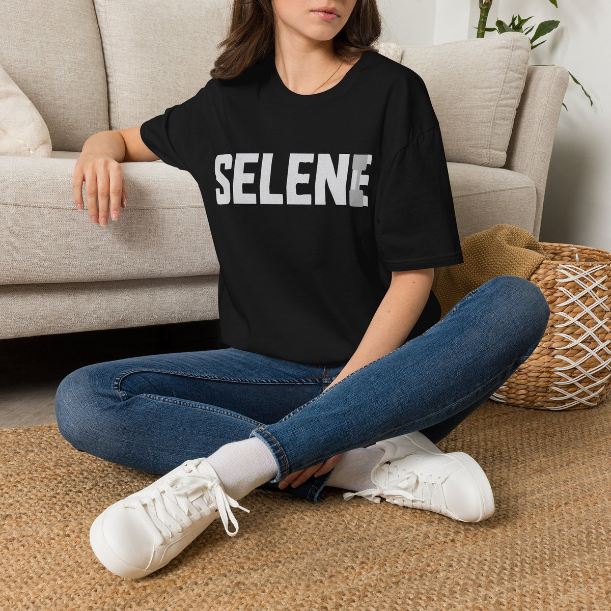 Unisex Selene Block Logo soft style T-Shirt