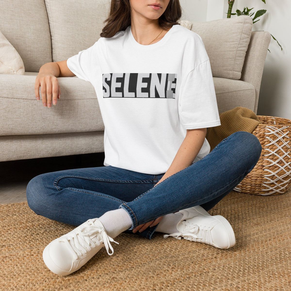 Unisex Selene Block Logo soft style T-Shirt