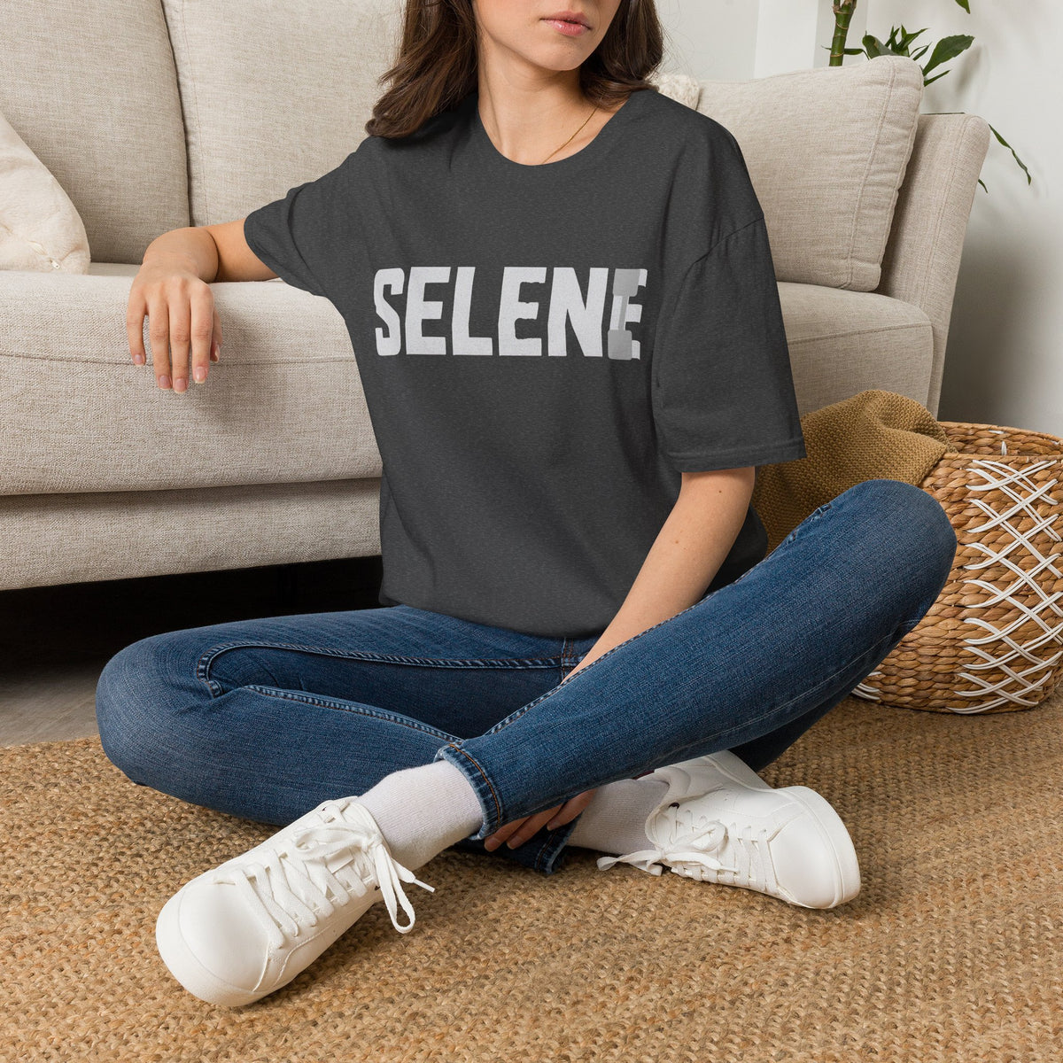 Unisex Selene Block Logo soft style T-Shirt