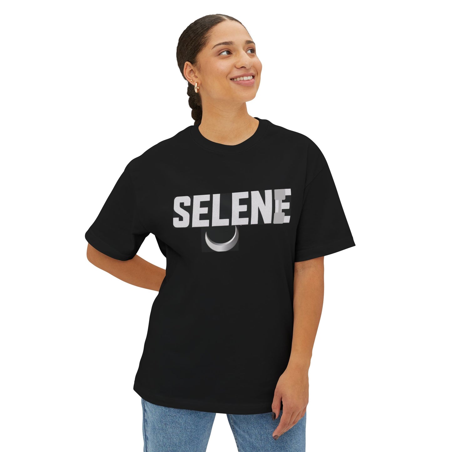 Unisex Oversized Selene gym pump cover t-shirt