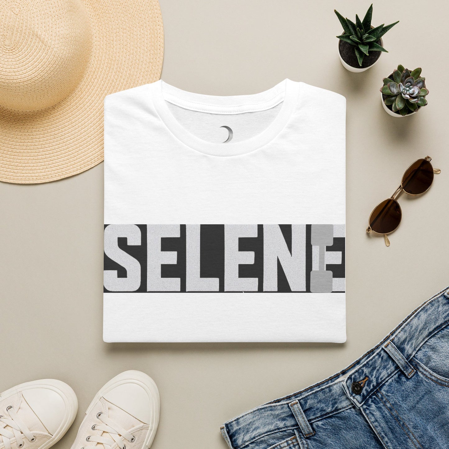 Unisex Selene Block Logo soft style T-Shirt